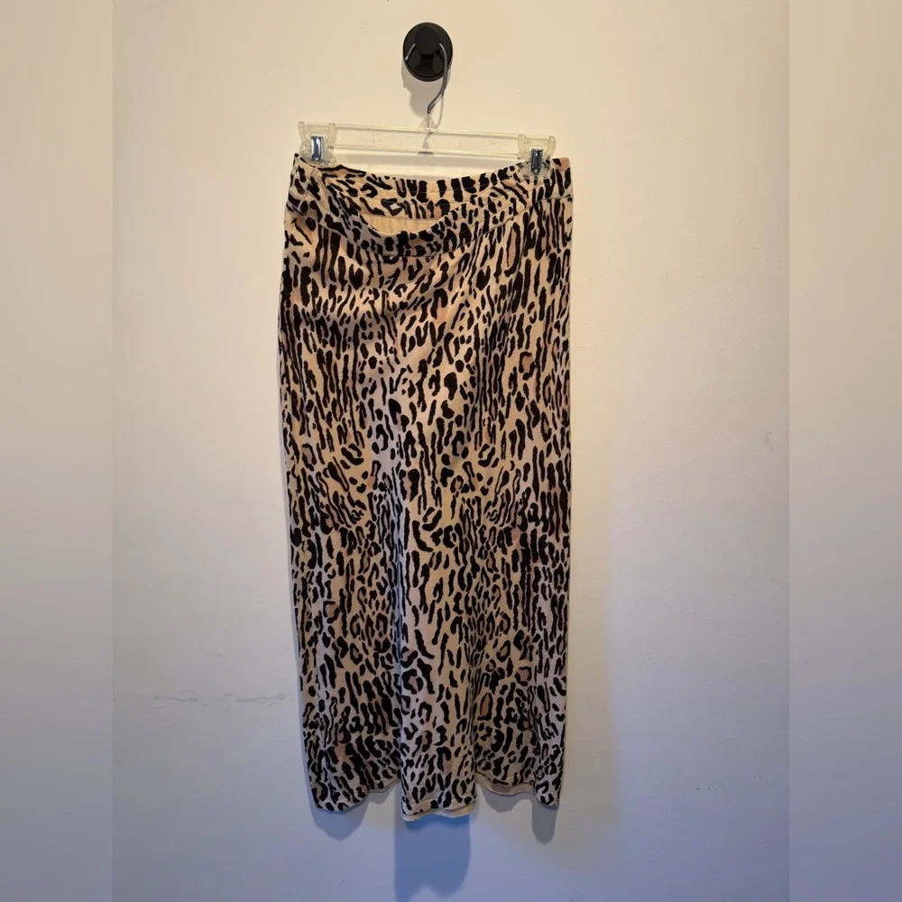 Minnie Rose Cheetah Print‎ Maxi Skirt